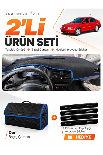 e-biz Volkswagen Bora (1998-2005) Compatible Dashboard Cover + Leather Trunk ...