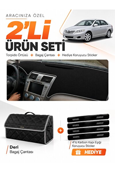 e-biz Toyota Camry (2006-2012) Compatible Dashboard Cover + Leather Trunk Bag...