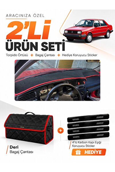 e-biz Volkswagen Jetta (1991-1997) Compatible Dashboard Cover + Leather Trunk...