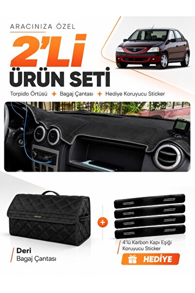 e-biz غطاء صندوق السيارة المتوافق مع DACIA LOGAN 1 (2004-2008) + حقيبة أمتعة ...