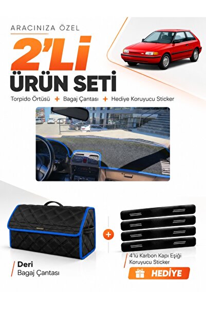 e-biz Mazda 323 Hatchback Bg Kasa (1991-1995) Compatible Dashboard Cover + Le...