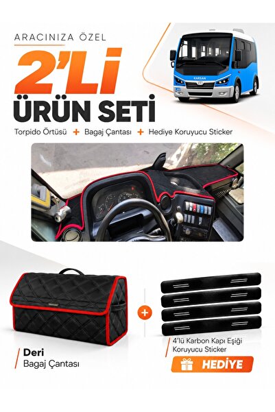 e-biz Karsan Jest (2013-2020) Compatible Torpedo Cover + Leather Luggage Bag ...