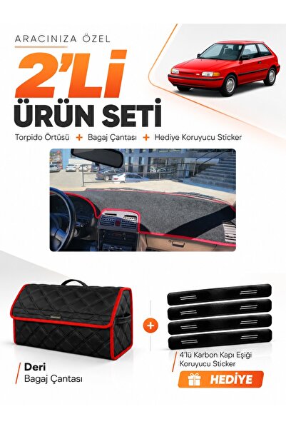 e-biz Mazda 323 Hatchback Bg Kasa (1991-1995) Compatible Dashboard Cover + Le...