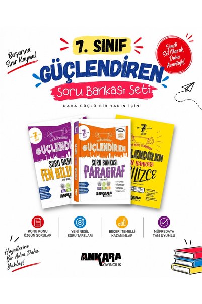 Ankara Yayıncılık 2027 7. Sınıf Fen Bilimleri-Paragraf-İngilizce %100 Maarif ...
