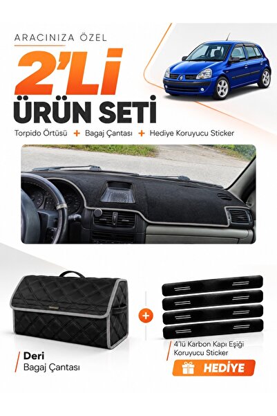 e-biz Renault Clio Symbol Airbag Compatible (2003-2006) Compatible Torpedo Co...