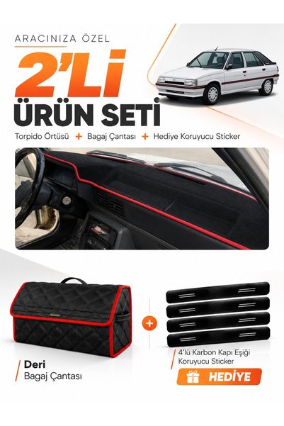 e-biz Gear Cover + Leather Trunk Bag + Sticker Set Renault 11 Flash (1989-199...