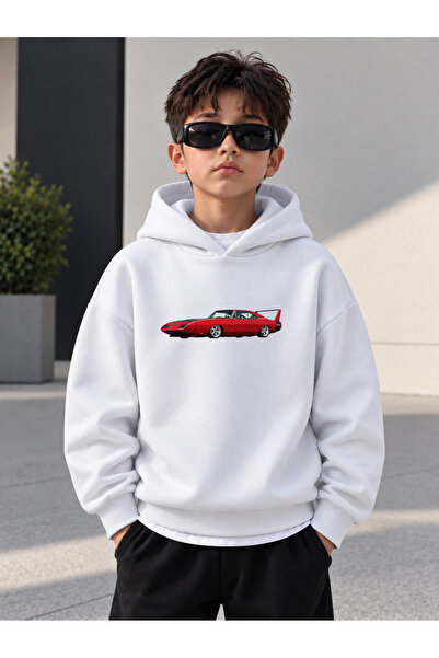 LORVEX Sweatshirt (Hooded) Boys' 3 Thread Raster Printed Winter Hoodie