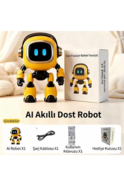 vattara Yapay Zeka Robotu Çocuklar İçin Eğitici Robot +37 Dil Desteği Ödevler...