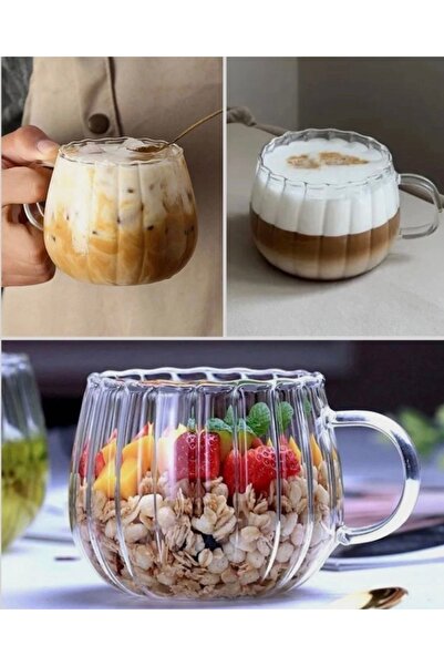 1 Adet Latte Kupası Çay Kahve Bardağı