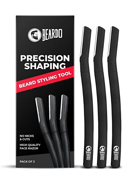 BEARDO Beard Styling Tool for Men | Pack of 3 | Beard Styling Razor for Men |...