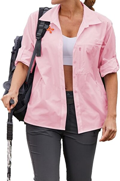 GENERAL PINSPARK Womens UPF 50+ UV Sun Protection Shirts Long Sleeve Outdoor ...