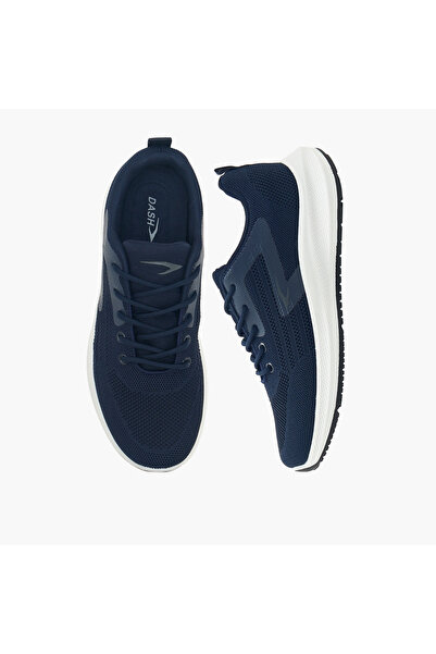 Dash Men Panelled Lace-Up Sports Shoes
