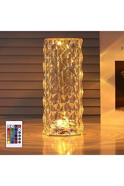 OEM Κρυστάλλινο φωτιστικό αφής LED RGB Τριαντάφυλλο, 16 χρώματα, Μοντέλο 199-...