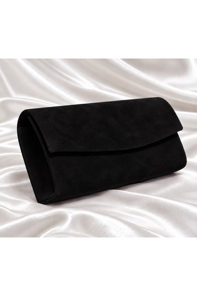 Millacom Suede Handbag, Portfolio Bag, Clutch Bag, Evening Bag