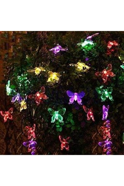 OEM Lampi solare decorative cu LED-uri in forma de fluturi, multicolor, pentru, Model 192-2 Dan - Oferta