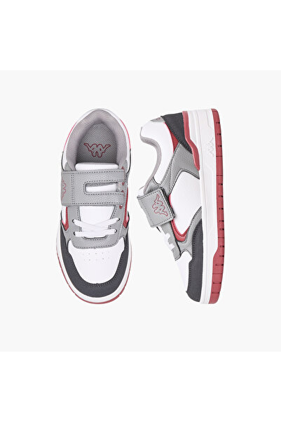 Kappa Boys Colourblock Hook & Loop Sports Shoes