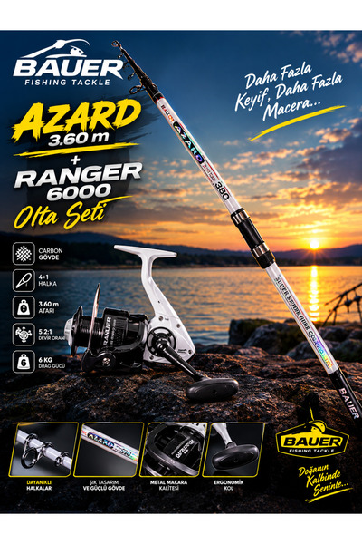 BAUER Azard 3.60 BAUER Ranger 6.000 SET