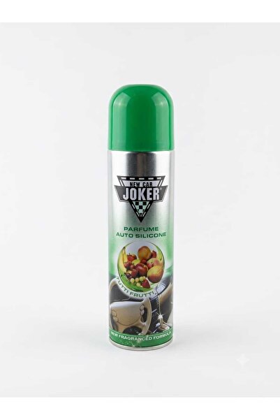 Joker Torpido Deri Plastik İçin Parlatıcılı Silikon Oto Kokusu Parfüm Sprey 200 ml Tutti Frutti (Karışık Meyve) Kokulu