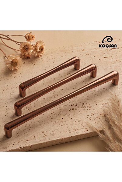 KOÇSAN Paris Matte Bronze 224 mm Handle Luxury Country Kitchen Furniture Cabi...