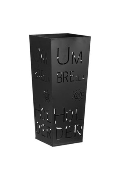 OEM Suport Umbrele din Metal Negru Triunghiular cu Model Decupat „Umbrella Ho...