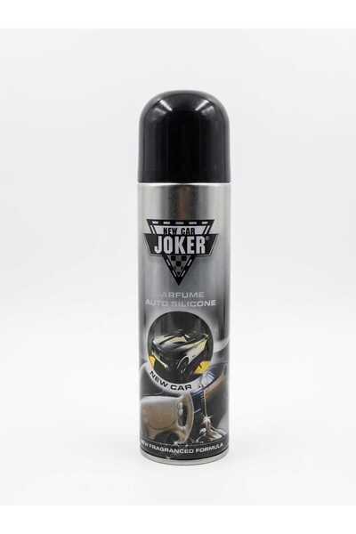 Joker Torpido Deri Plastik İçin Parlatıcılı Silikon Oto Kokusu Parfüm Sprey 200 ml New Car (Yeni Araç) Kokulu