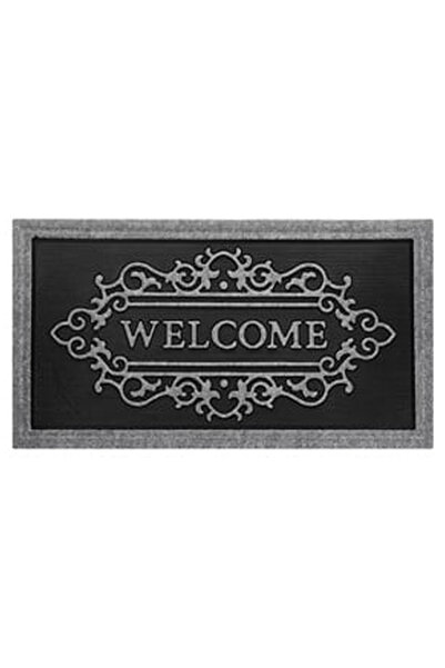 OEM Black Grey Entrance Mat "Welcome" 90x50cm