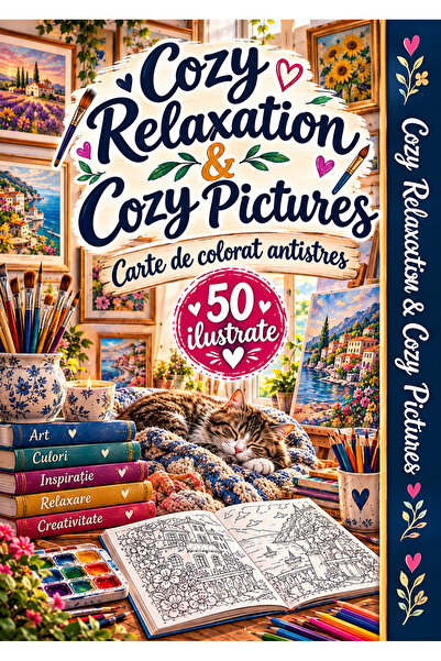 COZY RELAXATION Ζεστές Εικόνες. Ανακαλύψτε το νέο χαλαρωτικό βιβλίο ζωγραφική...