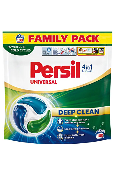 Persil Δισκία Απορρυπαντικό Πλυντηρίου Ρούχων Universal, 100 πλύσεις