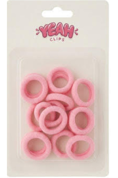 Needstore 20 Pieces Pink Towel Rubber Buckle Small Baby Kids Size Cotton Flex...