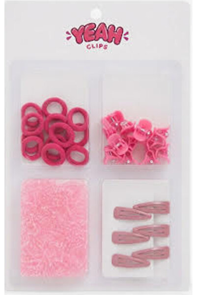 Needstore Fuchsia 4SET 12 prosoape 12 agrafe 6 cleme 500 de agrafe flexibile ...