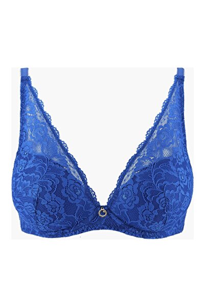 Aubade Rosessence Push-Up Bra with Stones, Stylish Lace and Graphic Design Back