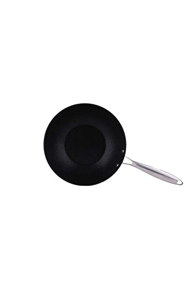 Zilan Tigaie Wok Zilan, 28 cm, Adâncă, cu Mâner din Inox - ZLN0934