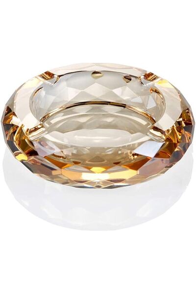 GENERAL Hostnishoes Crystal Glass Ashtray, Ashtray Holder for Home, Office, D...