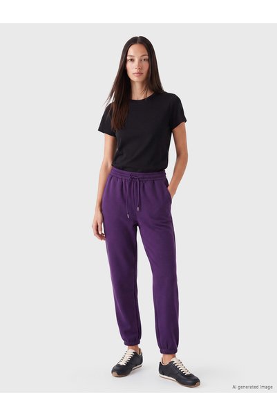 LC Waikiki Pantaloni de trening jogger de damă, moale la atingere