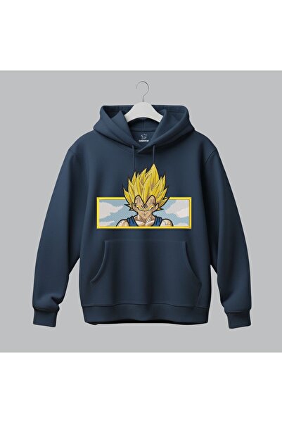 KEYFHOME Vegeta Dragon Ball Anime Broderie Hanorac Unisex