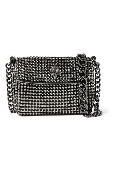 Kurt Geiger Party Mini Crossbody Bag 13X10X3 cm Crystal Mesh Chain Strap