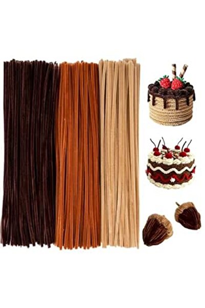 GENERAL 300 Pcs Thick Pipe Cleaners Crafts Supplies 7 Assortment Pastel Macar...