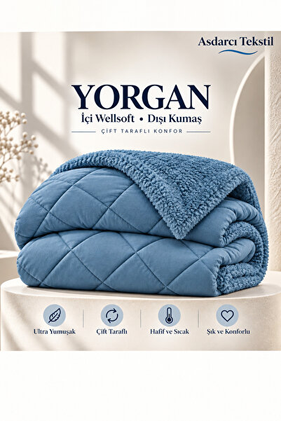 Peacock Welsoft Çift Kişilik Yorgan Ultra Yumuşak Peluş