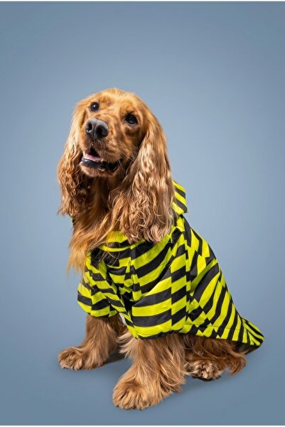 Köpek Yağmurluk, Su İtici Özellikli, Sırt ve Boyun Tasması Uyumlu, Çıt Çıtlı, İki kademeli ayarlanabilir
