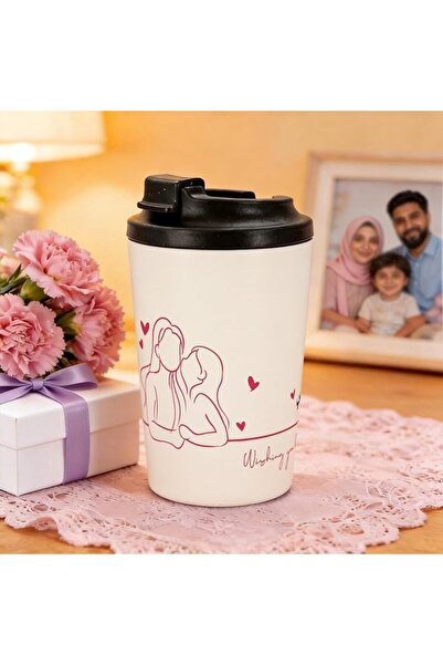 GENERAL Galadun Travel Tumbler with Flip Lid, Stainless Steel, 12 Oz, Pink Fl...