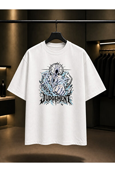 fame-stoned Ultrakill Minos Judgement Printed Unisex 100% Cotton White T-Shirt