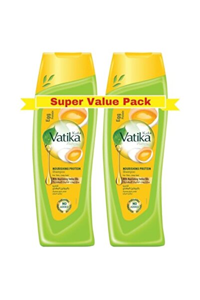 Vatika Naturals Nourishing Egg Protein Shampoo 2 x 400 ml