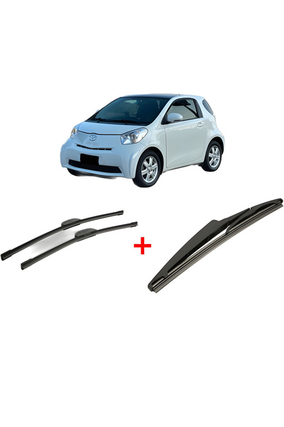 Bosch Set of 3 wipers TOYOTA IQ (_J1_) 2009-2015, for windshield and rear win...
