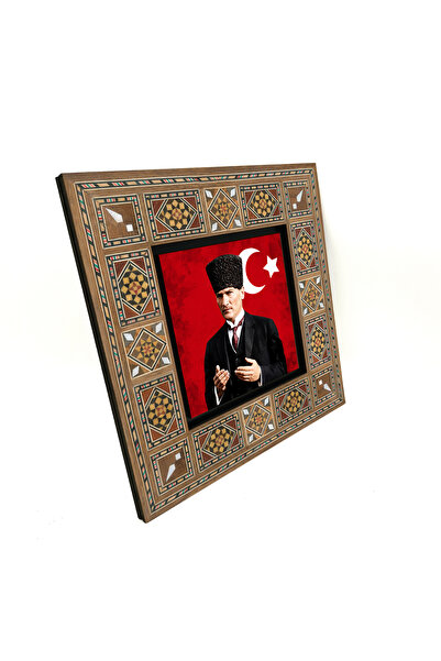 Sadrazam Tablou Levant din MDF 20x20 cu imprimeu Ataturk rugându-se 1G-Atatur...