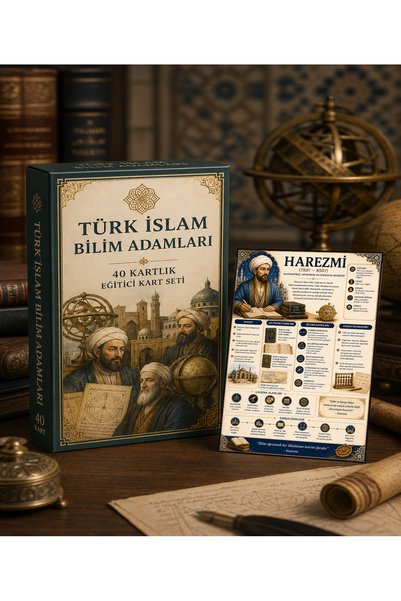 TELLGRAF Turkish Islamic Science People Themed Card Set (10X15 cm 41 Pieces)