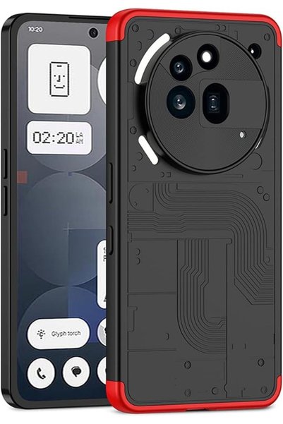 GENERAL Nothing Phone 3A Pro Case 3 in 1 Full Body Shockproof Slim Cover with...