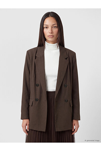 LC Waikiki Alita City with a Difference in Color Lcw Studio Brown Polyviscon ...