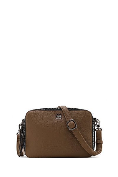 Derimod Women's Mink Long Strap Crossbody Bag Wb100045Sf