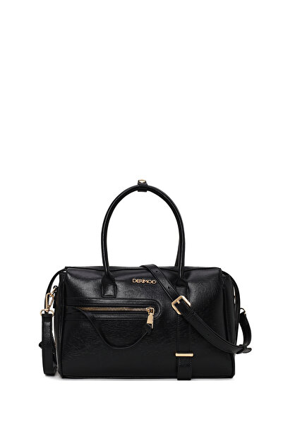 Derimod Women's Black Long Strap Shoulder Bag Ab150005Sv