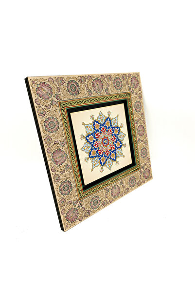 Sadrazam Tablou decorativ din MDF 20x20 cu model Rumi imprimat KD-54